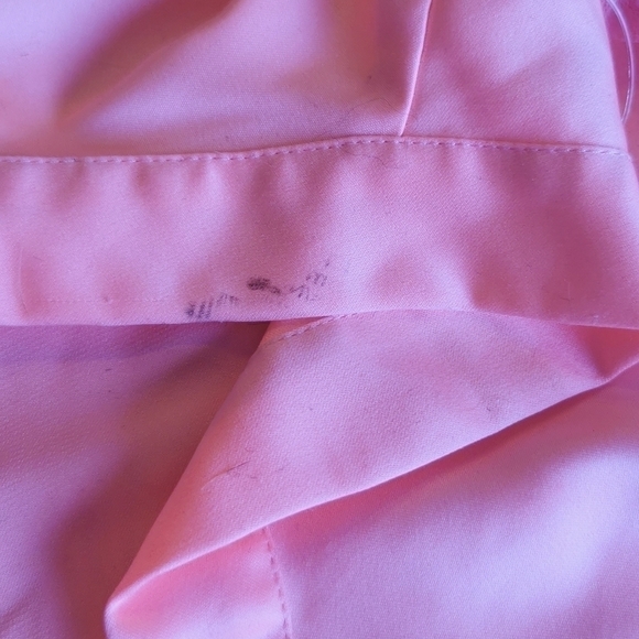 𝅺Victoria's Secret Orange Sleeveless Satin Robe Small - Picture 5 of 7